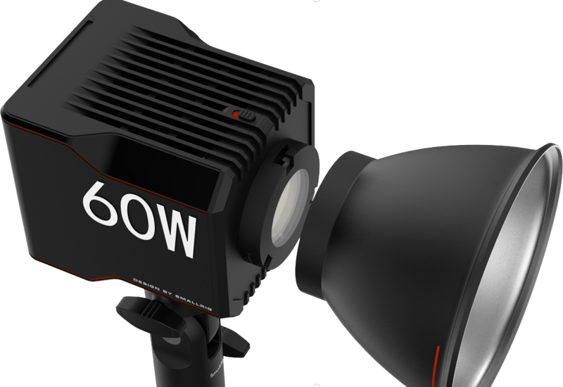 SmallRig 4376 LED Video Light COB RC 60B with Powerbank Clamp - 3