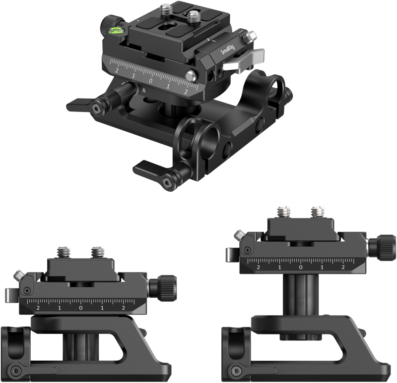 SmallRig 4233 Height adjustable Mount Plate Kit Universal ARCA & Manfrotto compatible - 2