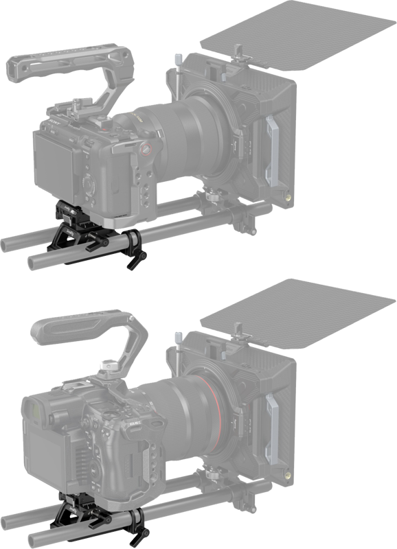 SmallRig 4233 Height adjustable Mount Plate Kit Universal ARCA & Manfrotto compatible - 5