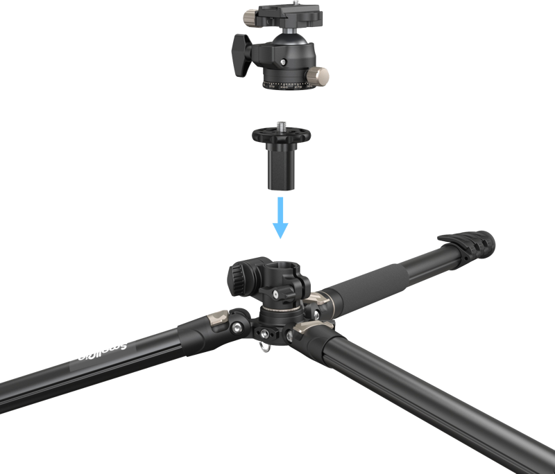 SmallRig 4288 Tripod with Lateral Center Column CT200 - 7