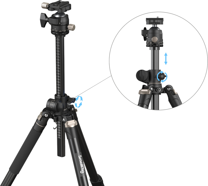SmallRig 4288 Tripod with Lateral Center Column CT200 - 3