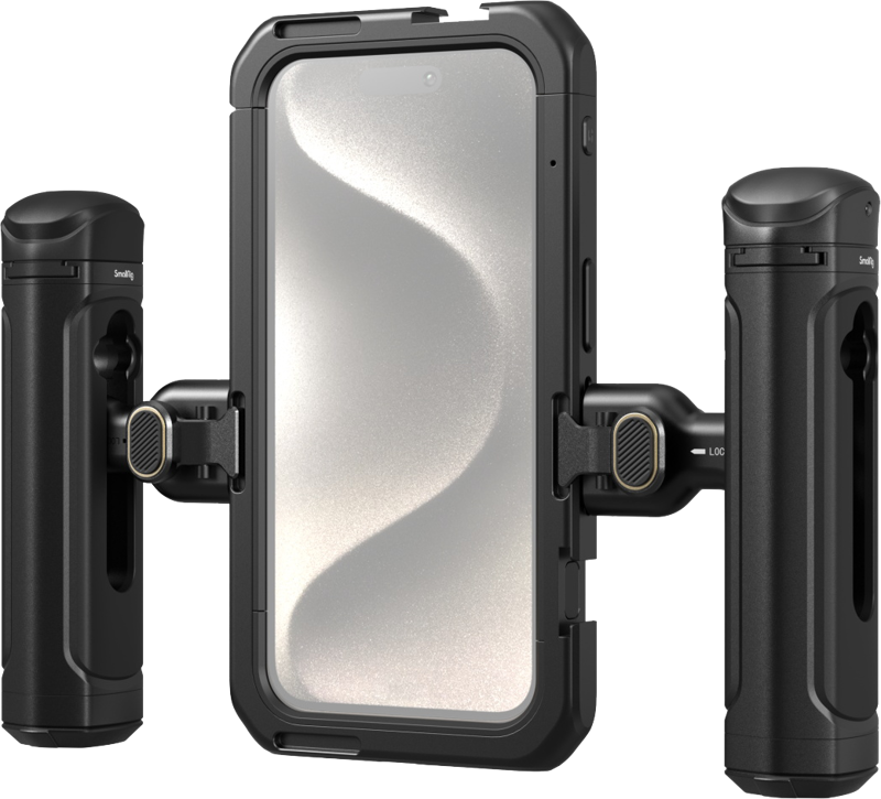 SmallRig 4397 Mobile Video Kit (Dual Handheld) for iPhone 15 Pro - 3