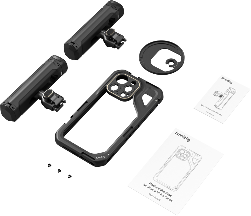 SmallRig 4397 Mobile Video Kit (Dual Handheld) for iPhone 15 Pro - 5