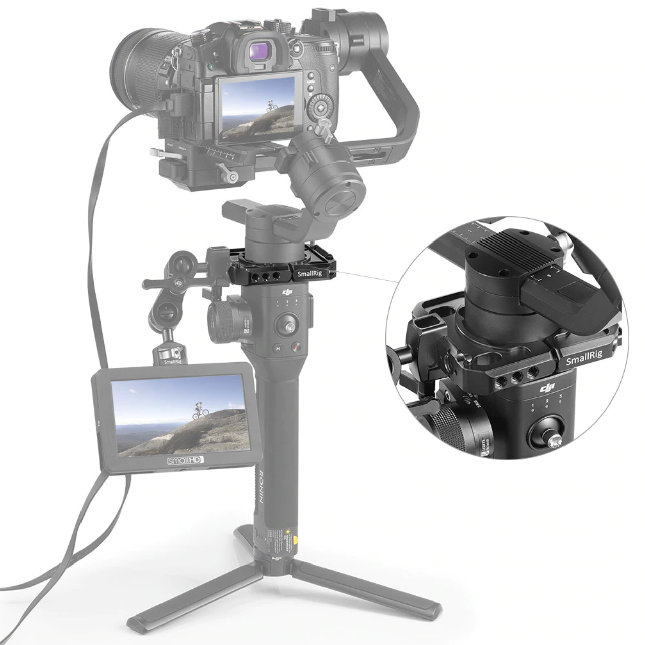 SmallRig Mounting Clamp for DJI Ronin-S Gimbal 2221 - 5