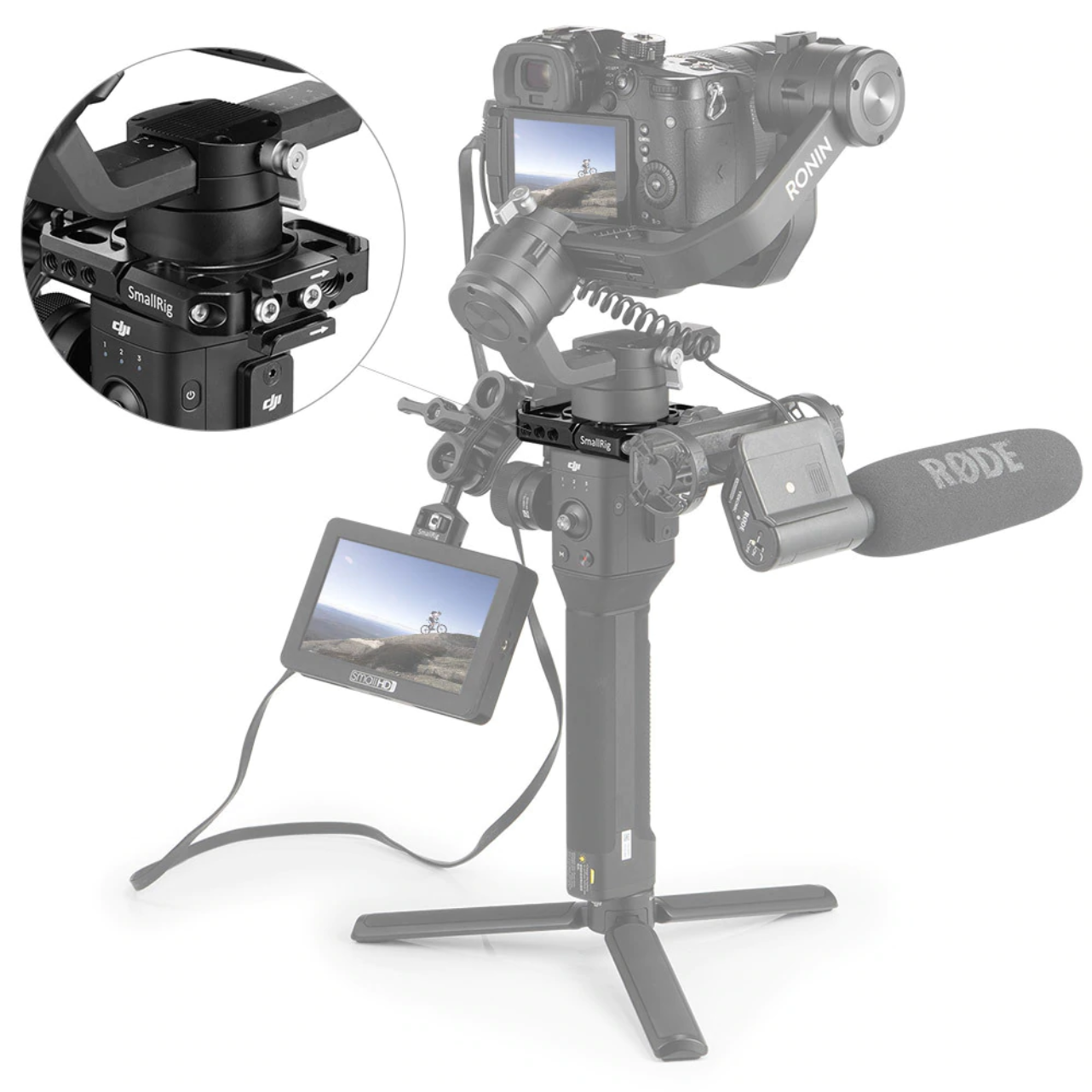 SmallRig Mounting Clamp for DJI Ronin-S Gimbal 2221 - 6