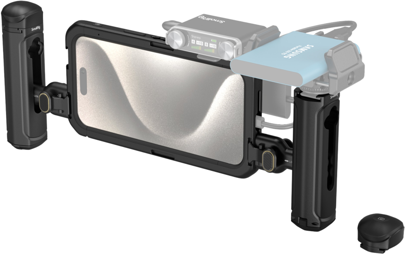 SmallRig 4392 Mobile Video Kit (Dual Handheld) for iPhone 15 Pro Max - 4