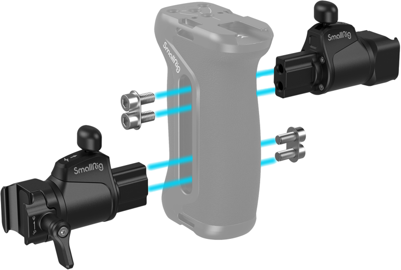 SmallRig 4112 Universal Rotating Handle Adapter - 4