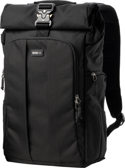 Think Tank FocusPoint 22L I Hybrid RollTop Backpack I Asphalt Black