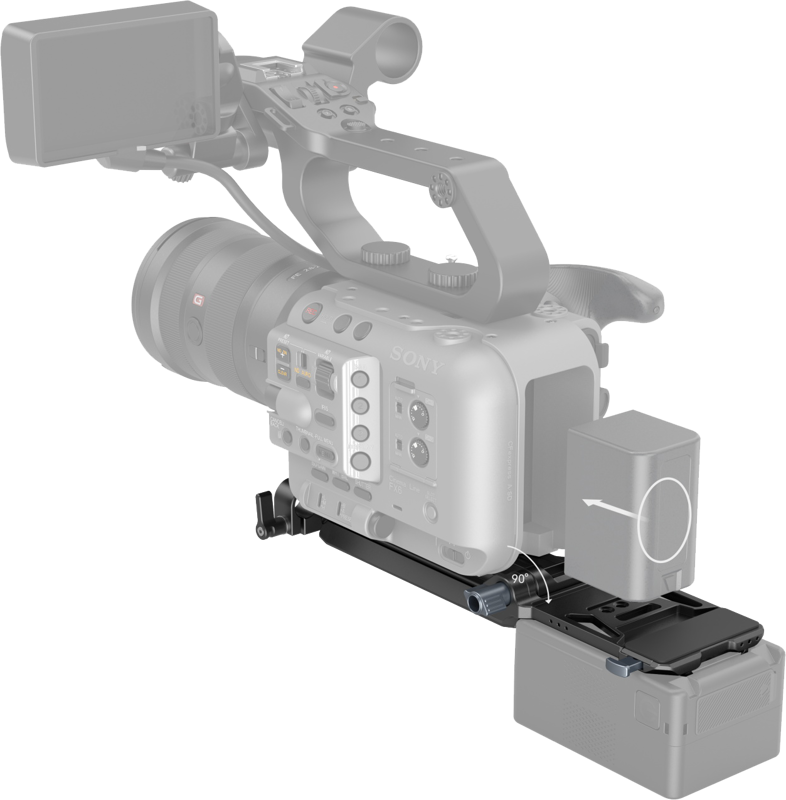 SmallRig 4323 V-Mount Battery Mount Plate Kit for Cinema Cameras - 4