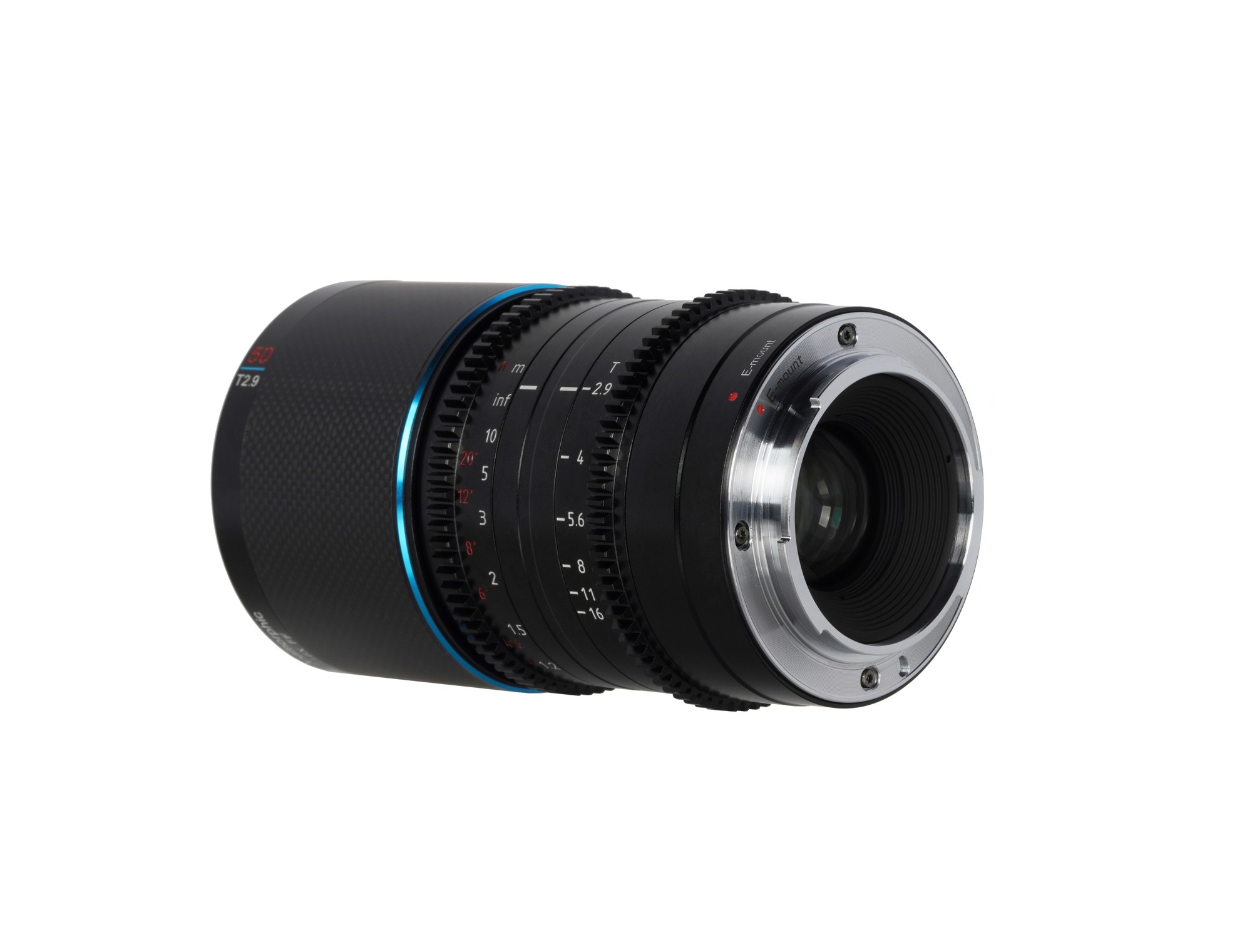 SIRUI Saturn 50mm T2.9 1.6x Carbon Fiber Full-frame Anamorphic L Mount (Blue Flare) - 2