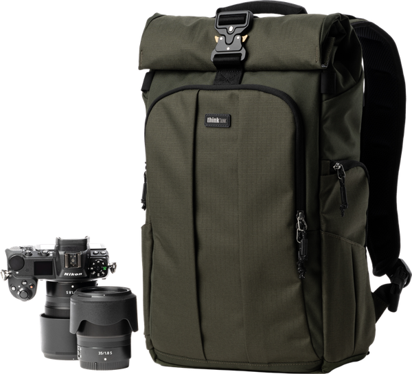 Think Tank FocusPoint 22L I Hybrid RollTop Backpack I Greenway - 12