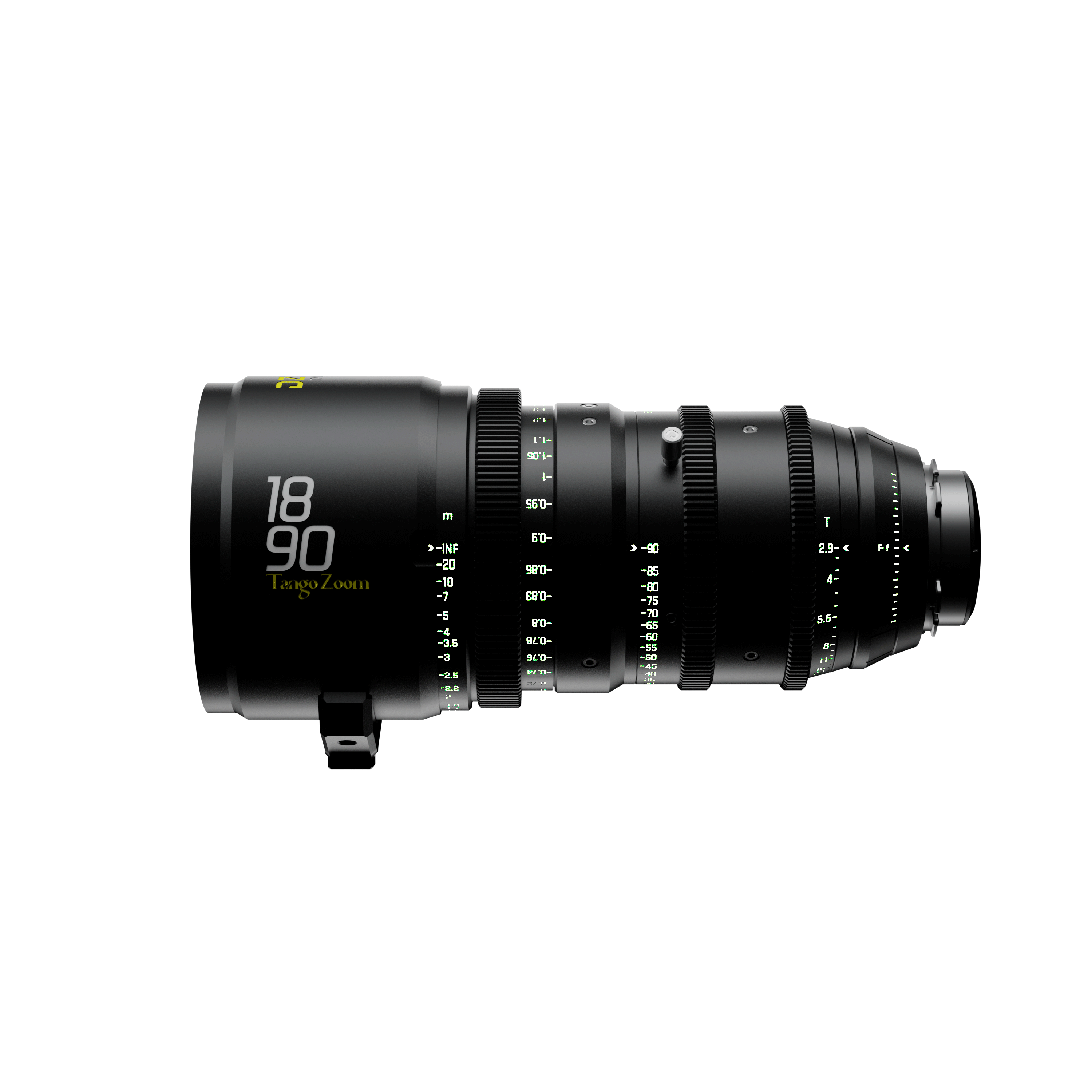 "DZOFILM Tango 18-90mm T2.9 & 65-280mm T2.9-4  S35 Cinema Zoom Lens PL&EF Kit - 7