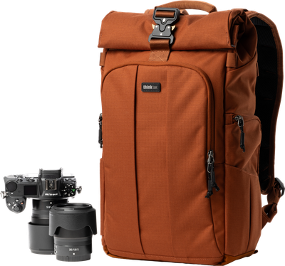 Think Tank FocusPoint 22L I Hybrid RollTop Backpack I Urban Rust - 12
