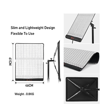 Falcon Eyes Flexible RGB LED Panel RX-818-K1 61x46cm