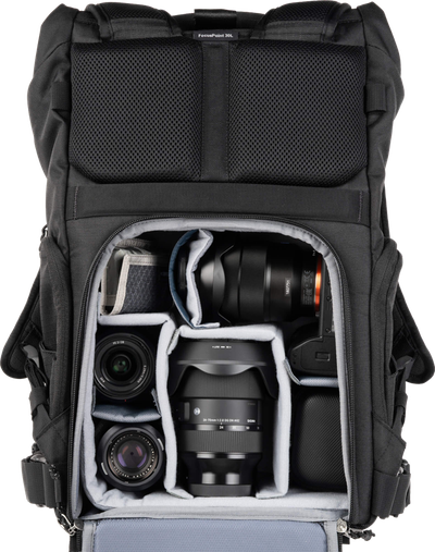 Think Tank FocusPoint 30L I Hybrid RollTop Backpack I Asphalt Black - 7