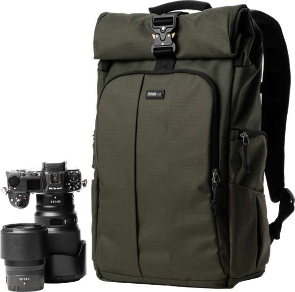 Think Tank FocusPoint 30L I Hybrid RollTop Backpack I Greenway - 12