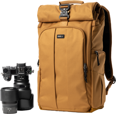 Think Tank FocusPoint 30L I Hybrid RollTop Backpack I Golden Hour - 12