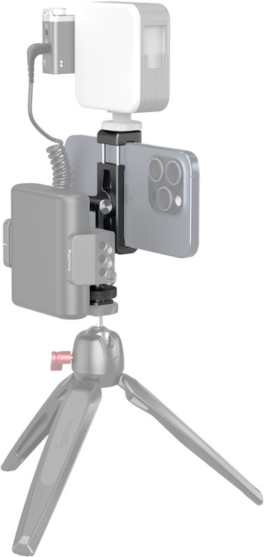 SmallRig 4382 Metal Phone Holder with Cold Shoe Mount - 6