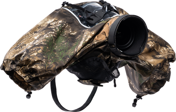 Think Tank Rain Cover I RealTree APX Camo (EYEPIECE REQUIRED) I Hydrophobia D 24-70 V3 - 4