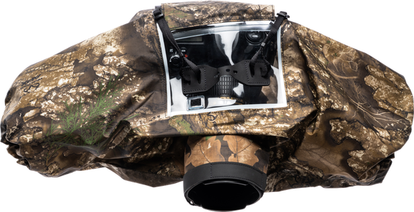 Think Tank Rain Cover I RealTree APX Camo (EYEPIECE REQUIRED) I Hydrophobia D 24-70 V3 - 3