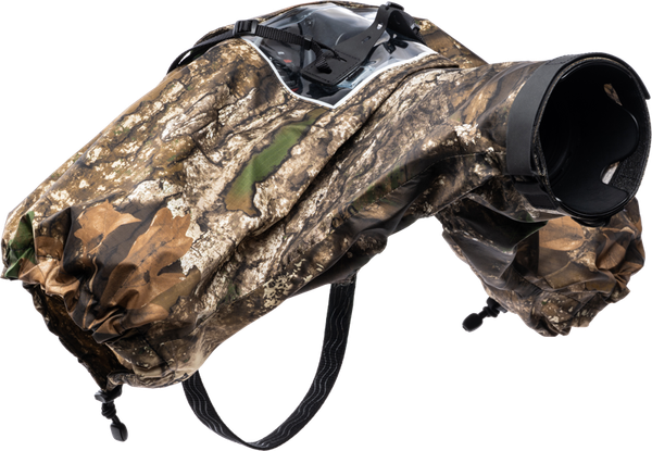 Think Tank Rain Cover I RealTree APX Camo (EYEPIECE REQUIRED) I Hydrophobia D 70-200 V3 - 4