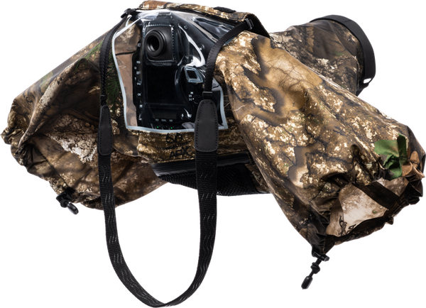 Think Tank Rain Cover I RealTree APX Camo (EYEPIECE REQUIRED) I Hydrophobia D 70-200 V3 - 9
