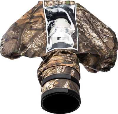 Think Tank Rain Cover I RealTree APX Camo (EYEPIECE REQUIRED) I Hydrophobia DM 300-600 V3 - 3
