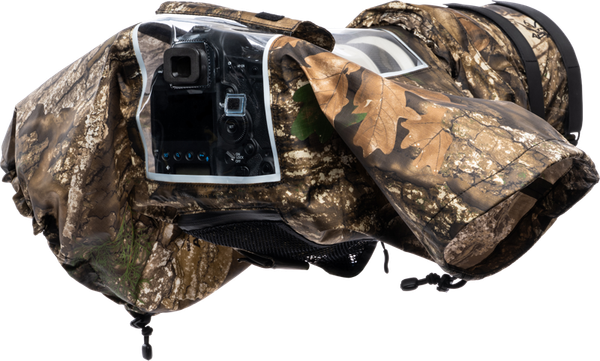 Think Tank Rain Cover I RealTree APX Camo (EYEPIECE REQUIRED) I Hydrophobia DM 300-600 V3 - 5