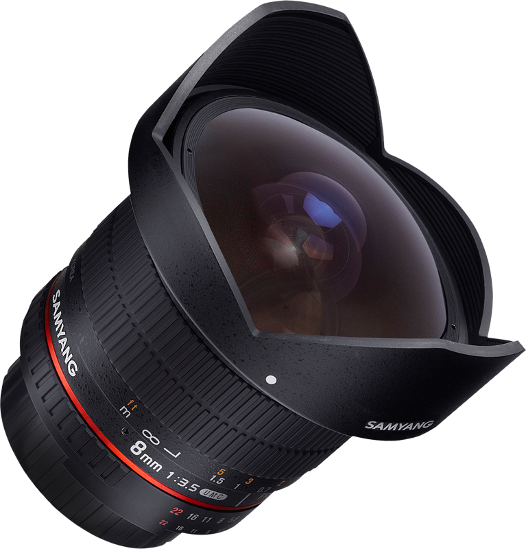 Samyang 8mm f/3.5 UMC Fish-Eye CS II Canon EF - 8