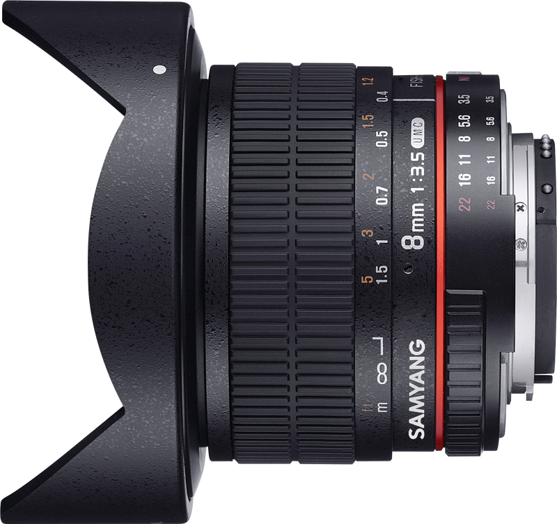 Samyang 8mm f/3.5 UMC Fish-Eye CS II Canon EF - 6