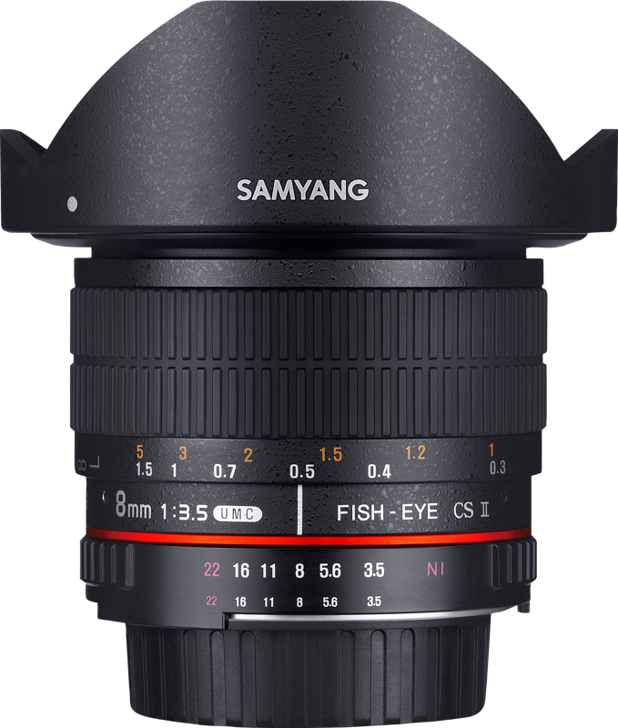 Samyang 8mm f/3.5 UMC Fish-Eye CS II Canon EF - 4