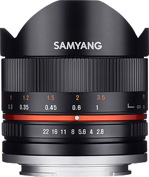 Samyang 8mm f/2.8 UMC Fish-Eye II Sony E (Black)