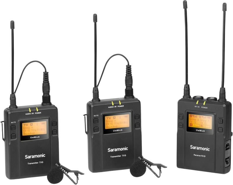 Saramonic UwMic9 (TX9 +TX9 +RX9)