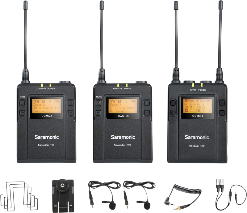Saramonic UwMic9 (TX9 +TX9 +RX9) - 4