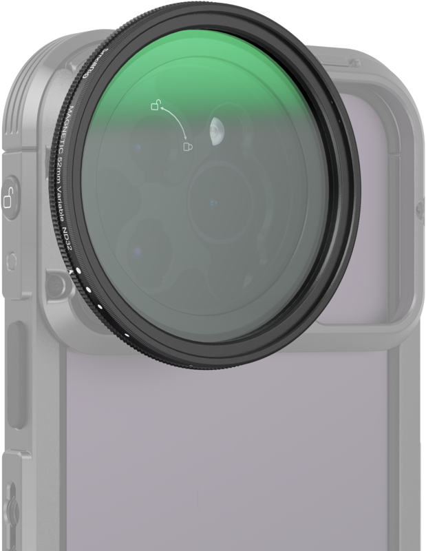 SmallRig 4386 Magease Magnetic VND Filter Kit ND2-ND32 (1-5 Stop) with M-mount Filter Adapter 52mm - 3