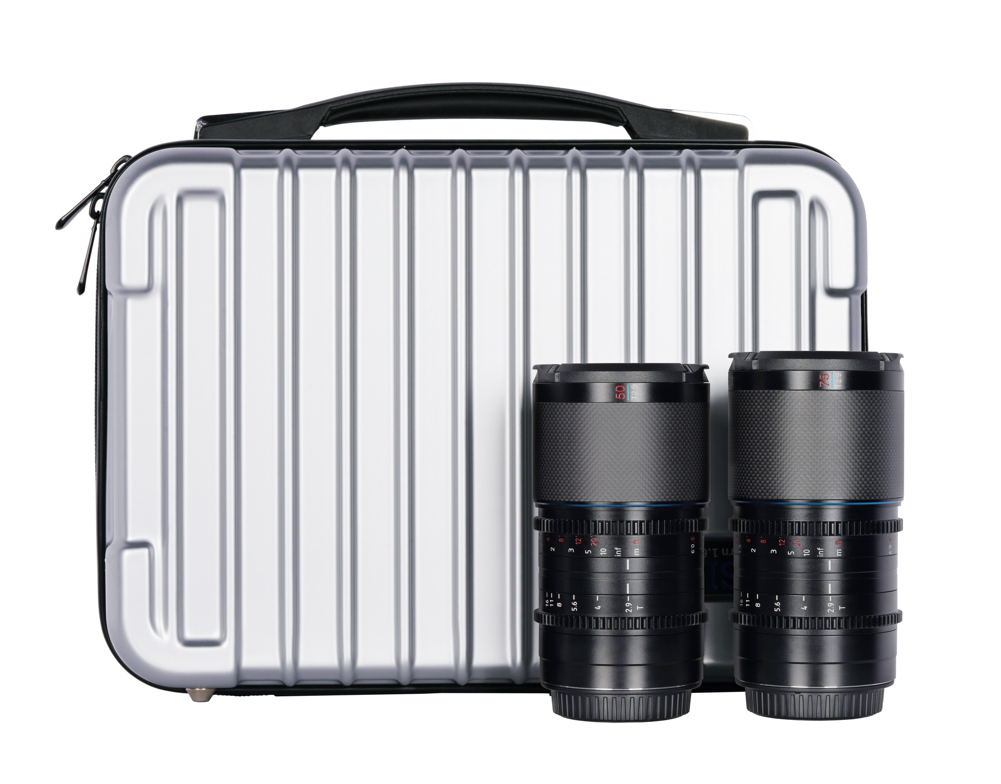 SIRUI Saturn 1.6x Carbon Fiber Full-frame Anamorphic Lens Set E Mount  (50mm&75mm, Neutral  Flare) – för filmskapare