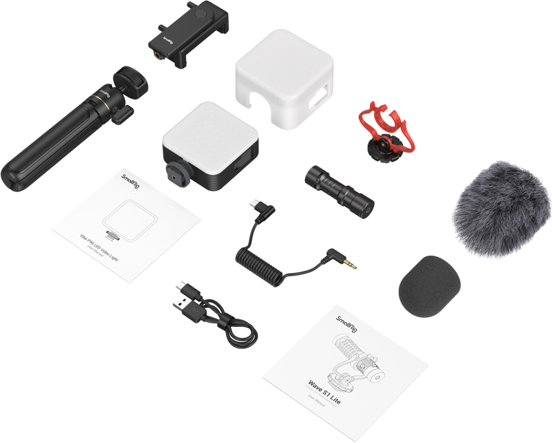 SmallRig 4369 Smartphone Vlog Tripod Kit VK-50 Advanced Version - 6