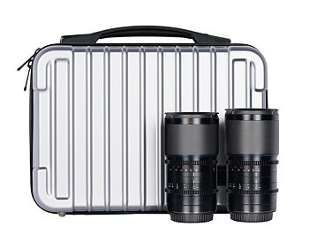SIRUI Saturn 1.6x Carbon Fiber Full-frame Anamorphic Lens Set X Mount (50mm&75mm, Blue Flare)