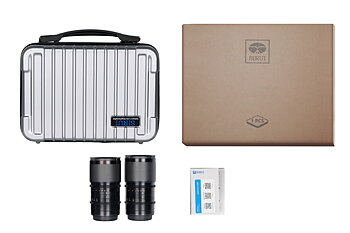SIRUI Saturn 1.6x Carbon Fiber Full-frame Anamorphic Lens Set X Mount (50mm&75mm, Blue Flare)