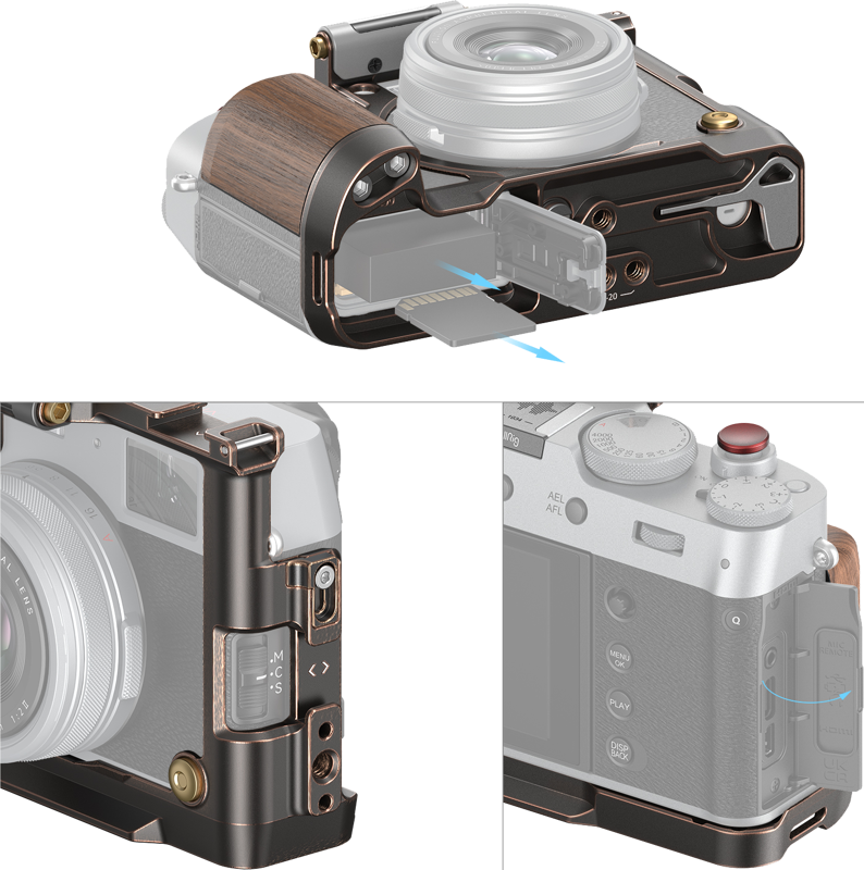 SmallRig 4557 Cage Retro for Fujifilm X100VI - 6