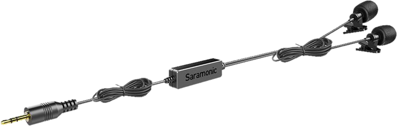 Saramonic LavMic 2m Dual Wired Lavalier Microphone - 15