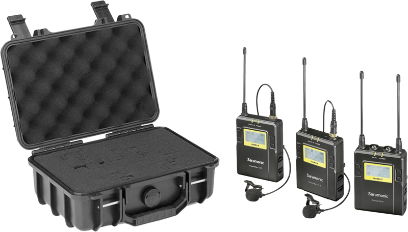 Saramonic UWMIC9 (TX9 +TX9 +RX9) with Case SR-C8