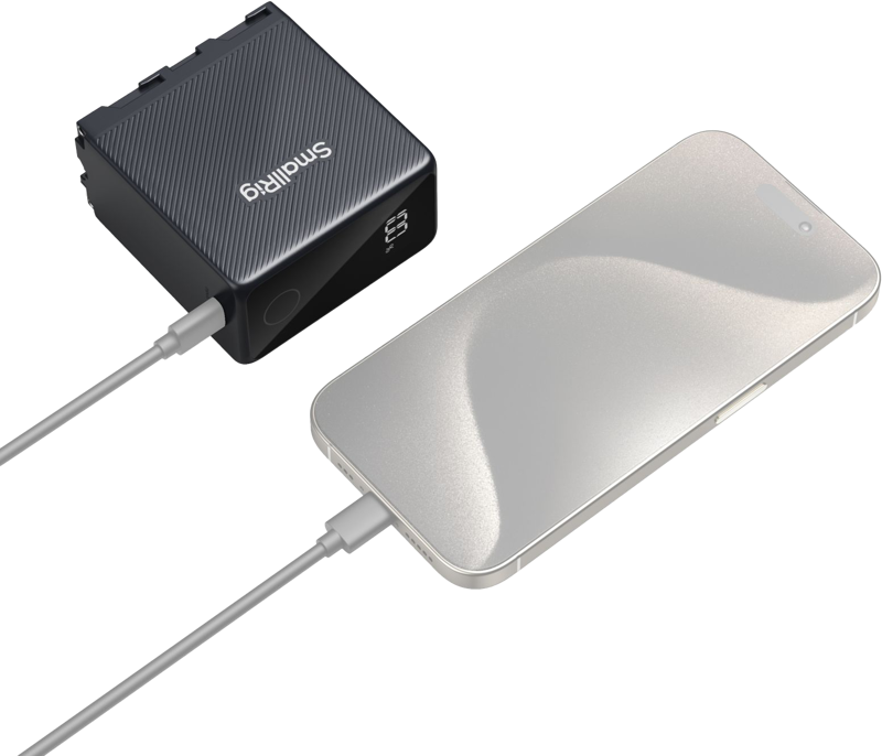 SmallRig 4469 Camera Battery USB-C Rechargeable NP-F970 Black - 8