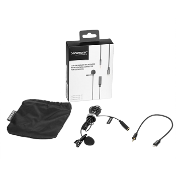 Saramonic LavMicro U1A Lavalier mic for w/ lightning connector (2M)