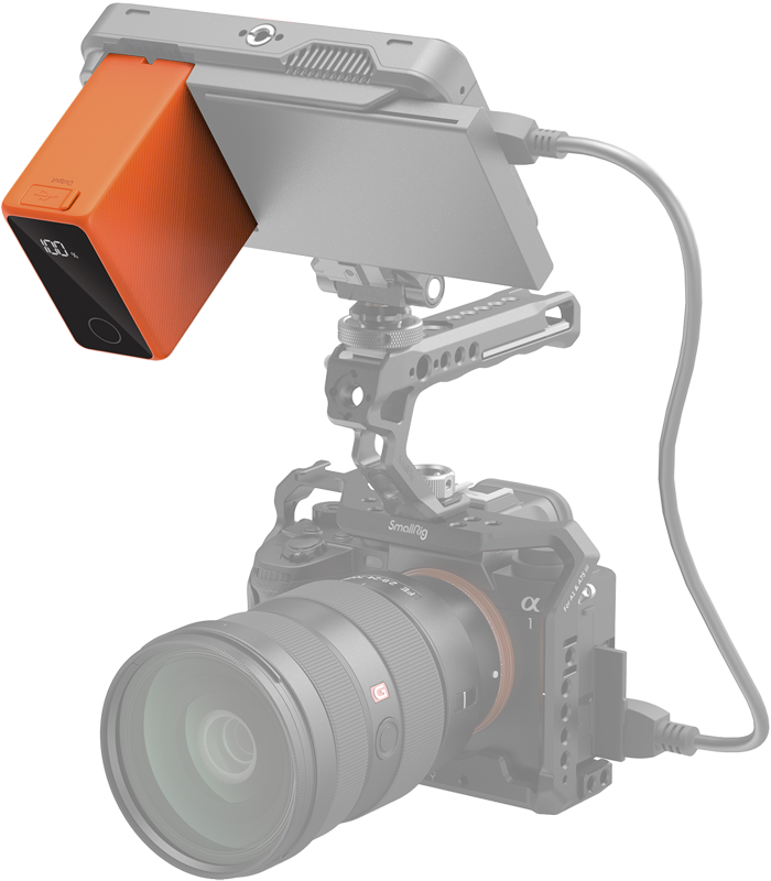 SmallRig 4576 Camera Battery USB-C Rechargeable NP-F970 Orange - 6