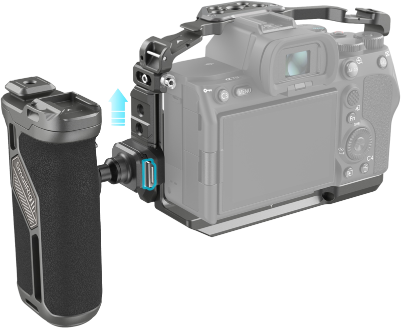 SmallRig 4539 HawkLock Quick Release Advanced Cage Kit for Sony Alpha 7R V / 7 IV / 7S III - 5