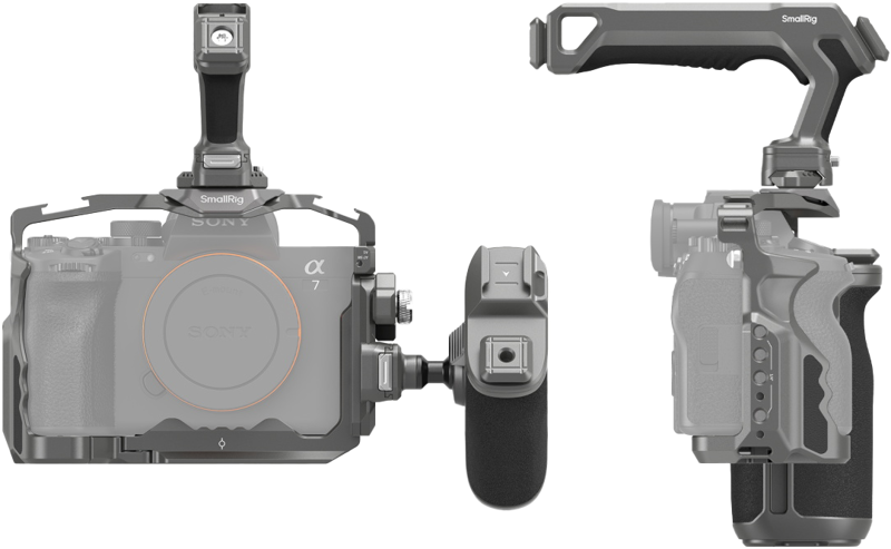 SmallRig 4539 HawkLock Quick Release Advanced Cage Kit for Sony Alpha 7R V / 7 IV / 7S III - 2