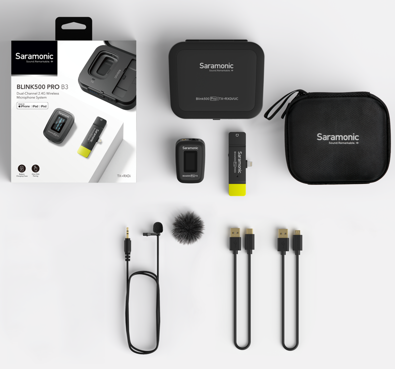 Saramonic Blink 500 Pro B3 2,4GHz wireless w/ Ligh - 5