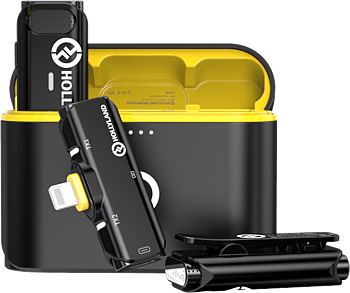 Hollyland Lark C1 Duo Wireless Lavalier Microphone for iPhone