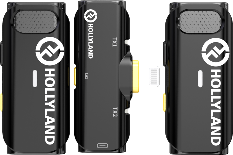 Hollyland Lark C1 Duo Wireless Lavalier Microphone for iPhone - 2